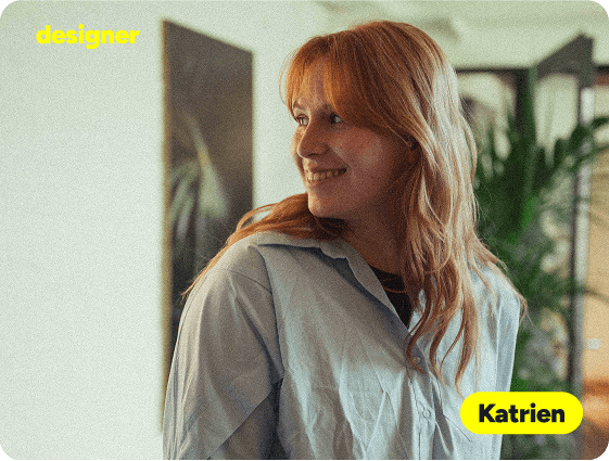 Katrien, designer bij eqip agency