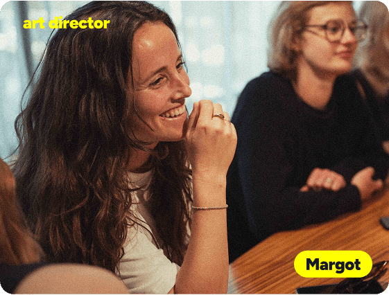 Margot, art director bij eqip agency