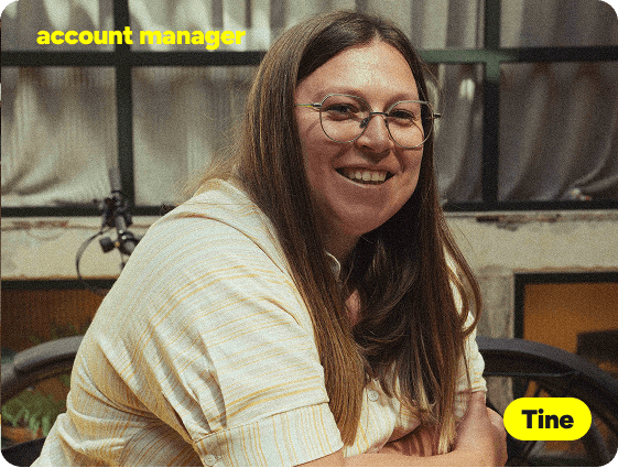 Tine, account manager bij eqip agency